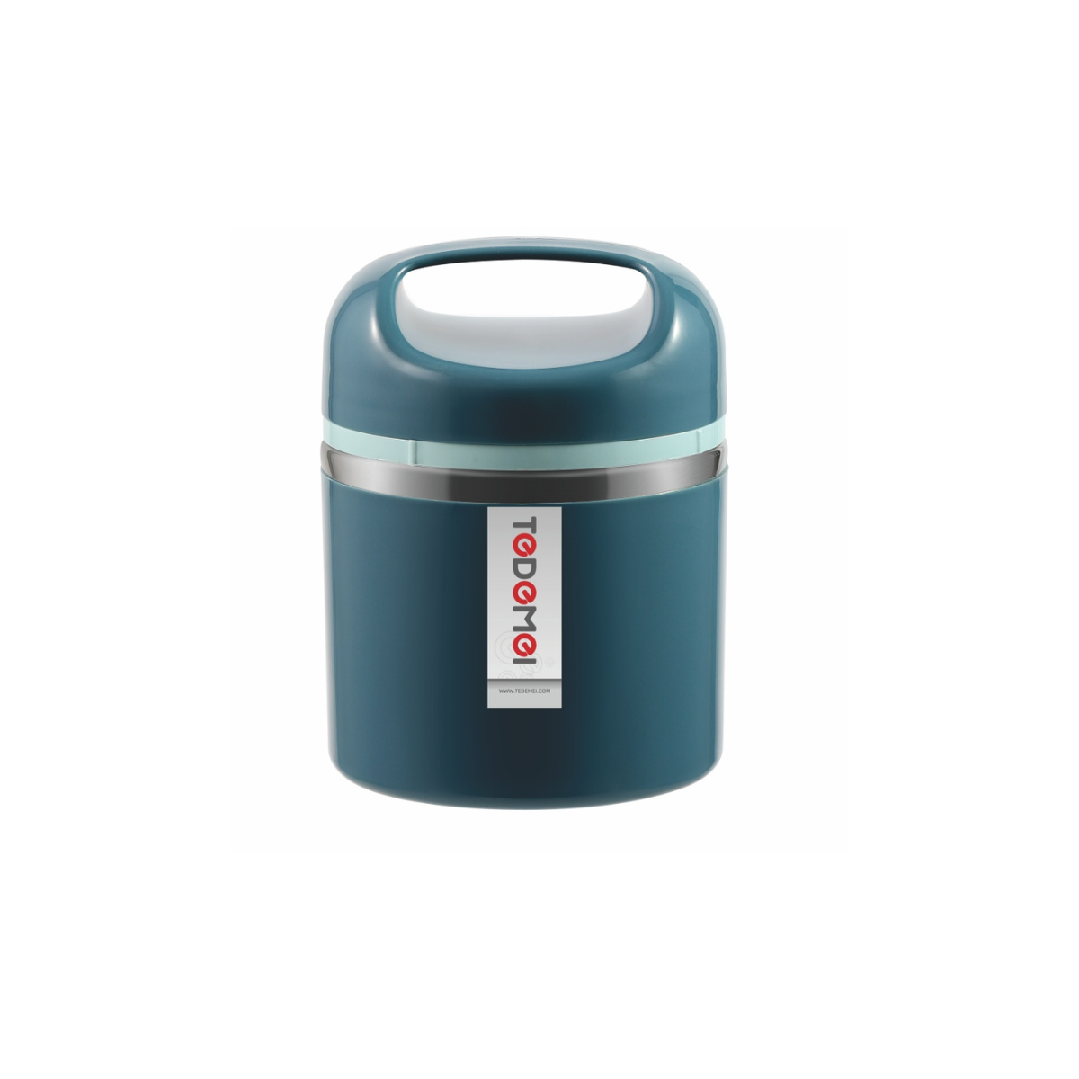 Tedemei Lunch Box - Single Layer  - 830ml - Blue