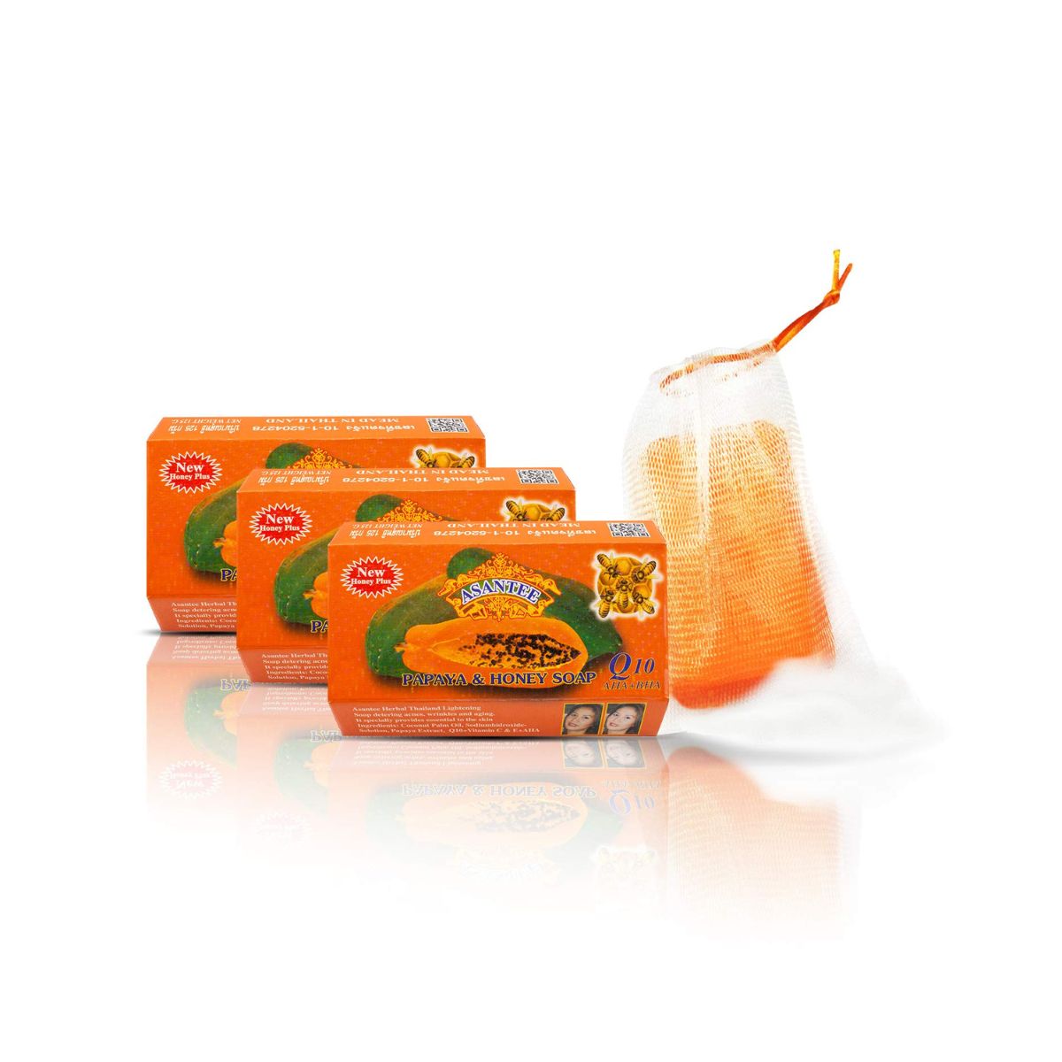 Asantee Papaya Honey Soap 125g Ngori Tsha Lay Gay Si Nu