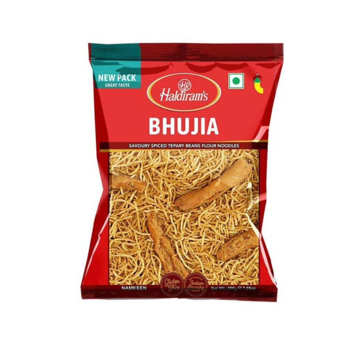 Haldiram's Bhujia - Savoury Spiced Tepary Beans Flour Noodles - 200g
