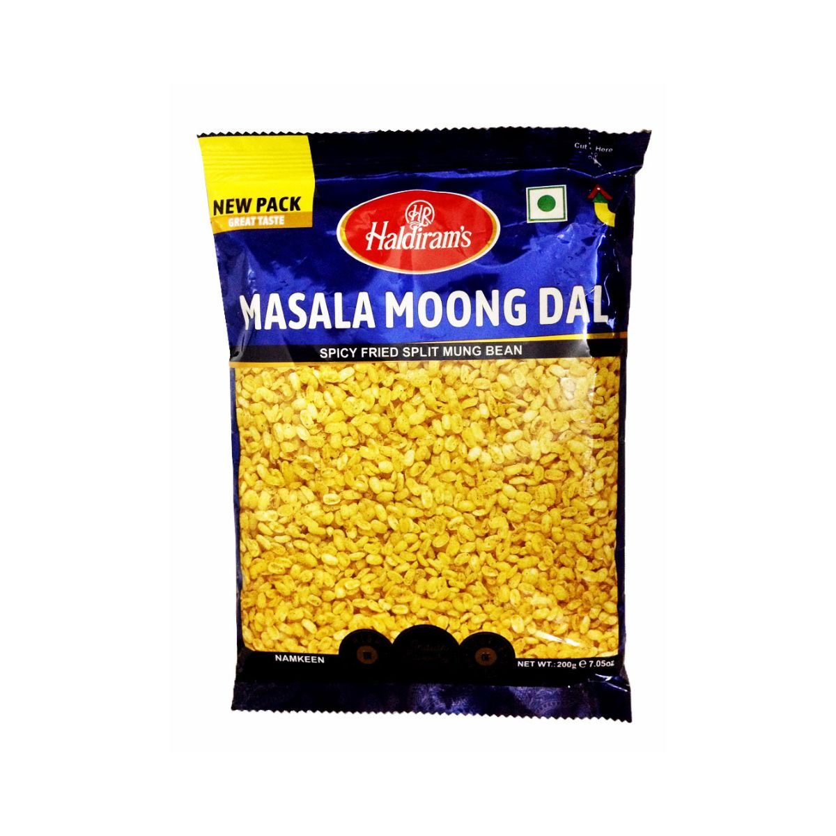 Haldiram's Masala Moong Dal - Spicy Fried Split Mung Bean - 200g