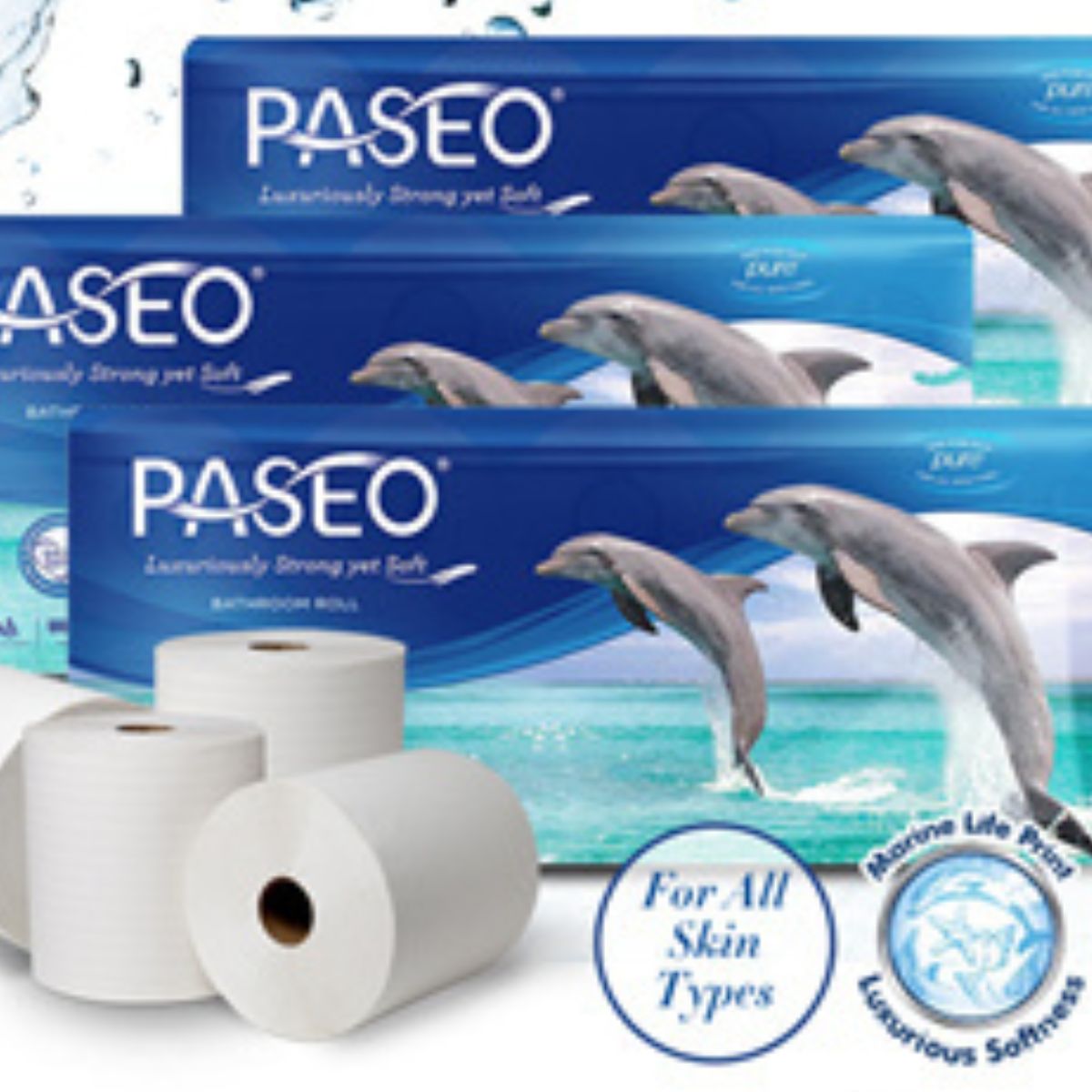 Paseo - Luxuriously Strong Yet Soft - Bathroom Roll - Tissue Paper - 1pc