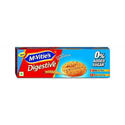 McVitie's Digestive Biscuit - Goodness 0f Wholesome Wheat - 0% Added Sugar - 150g
