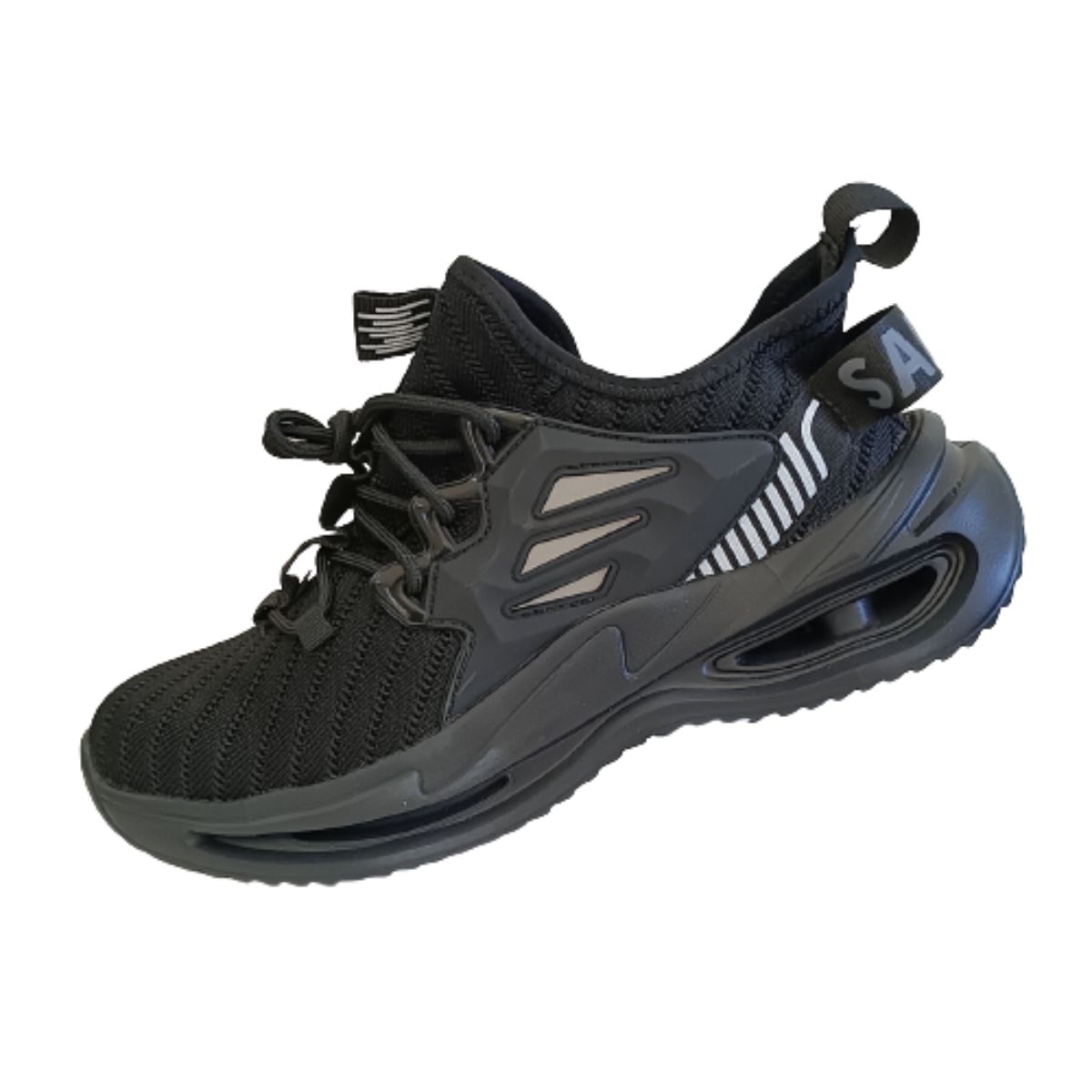 Safety Work Shoe With Steel Toe (Sneaker) - SWS01 - Anti-pierce & Water Repellent - Black