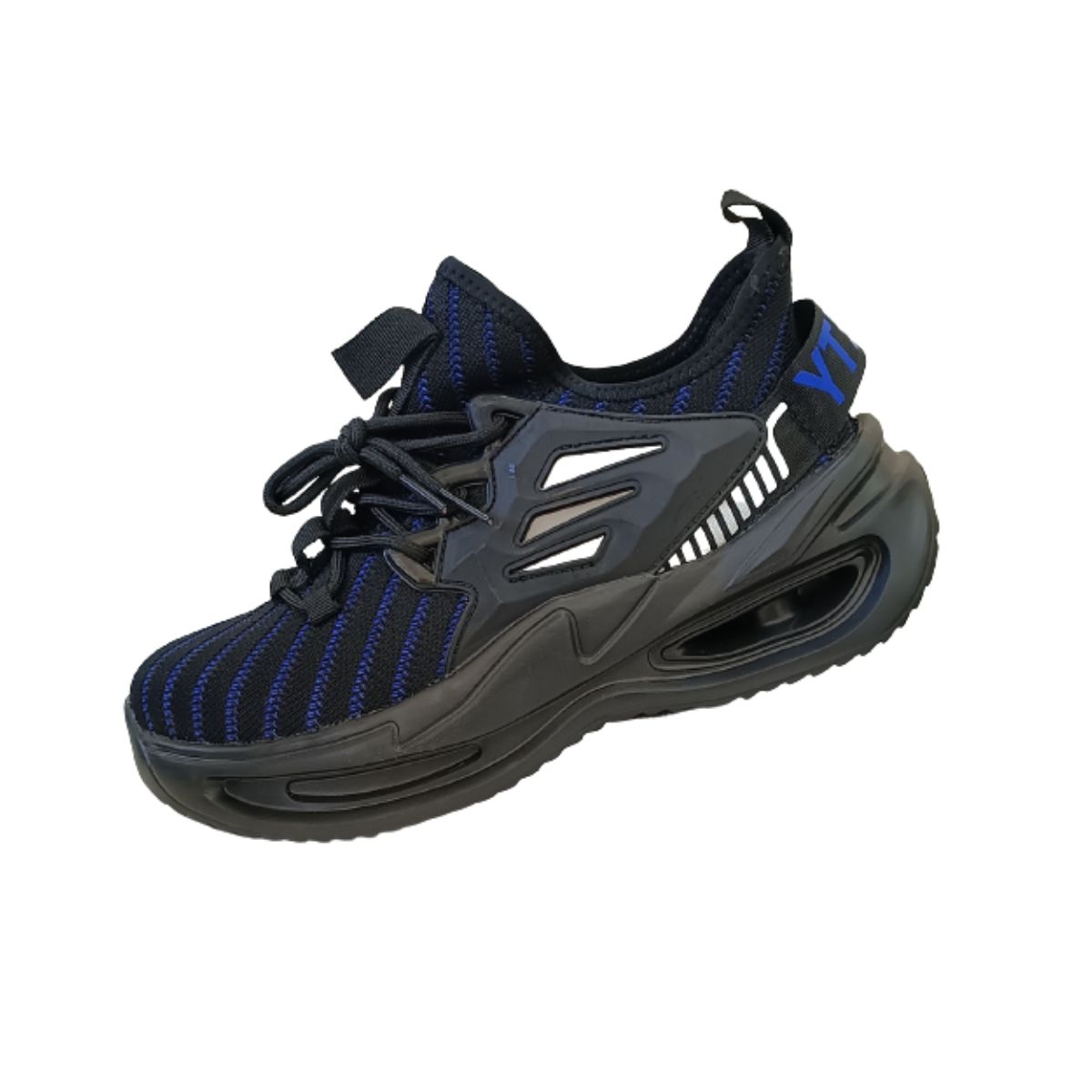 Safety Work Shoe With Steel Toe (Sneaker) - SWS01 - Anti-pierce & Water Repellent - Black & Blue