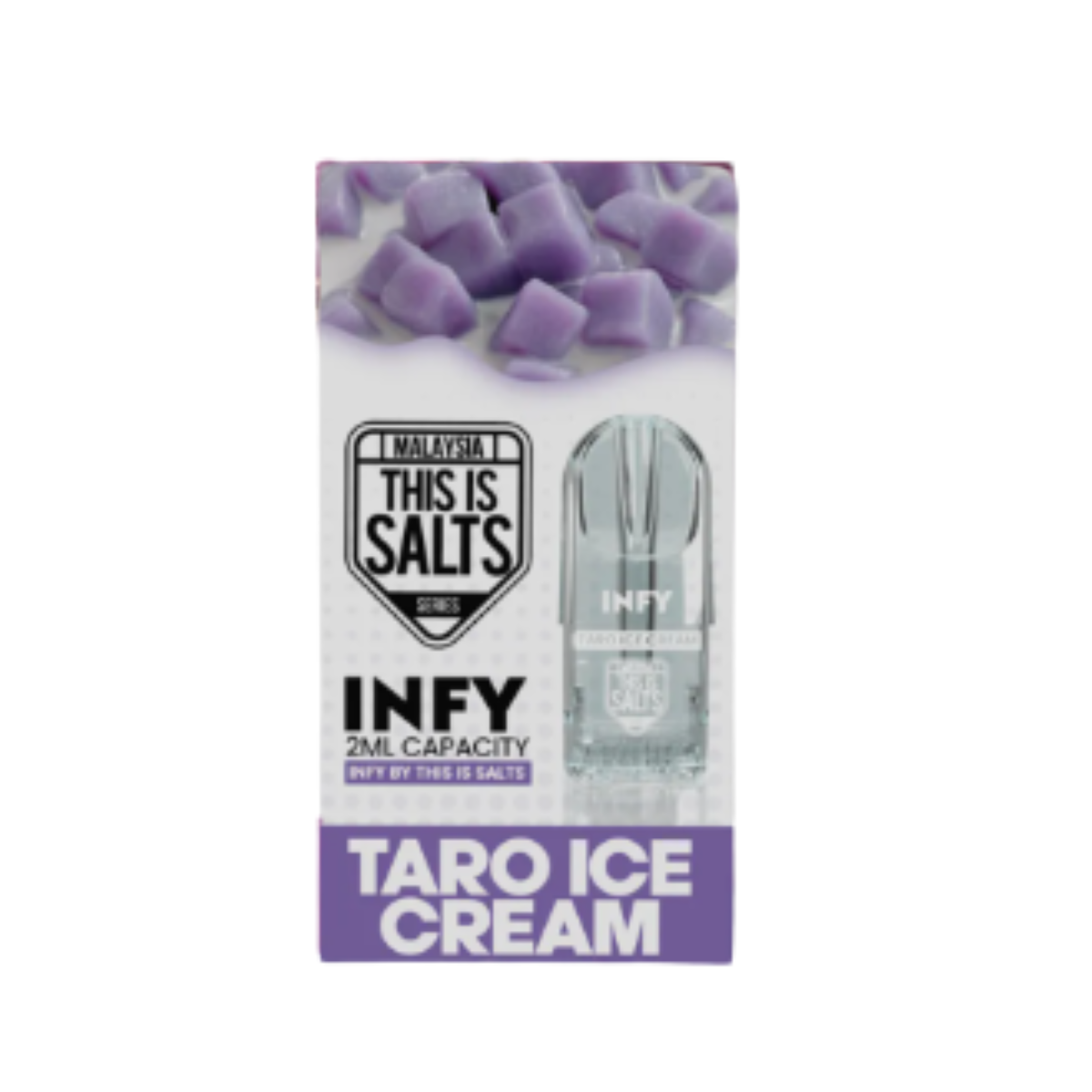 This Is Salts Infy Nicotine Vape Pod - Taro Ice Cream - 2ml