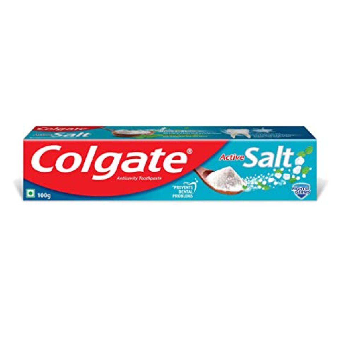 Colgate Anticavity Toothpaste - Active Salt - Prevents Dental Problems - 100g + 15g