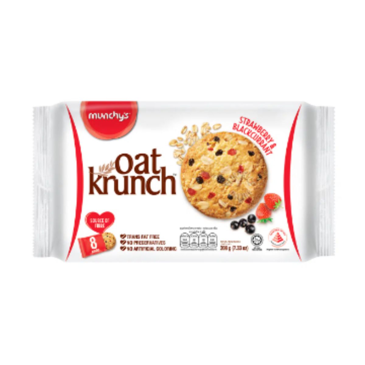 Munchy's Oat Krunch - Strawberry Blackcurrant - 208g | Grocery Babu ...
