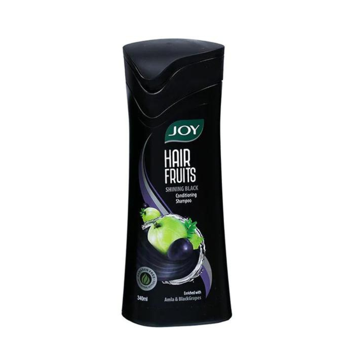Joy Hair Fruits - Shining Black Conditioning Shampoo - Amla & Black Grapes- 340ml