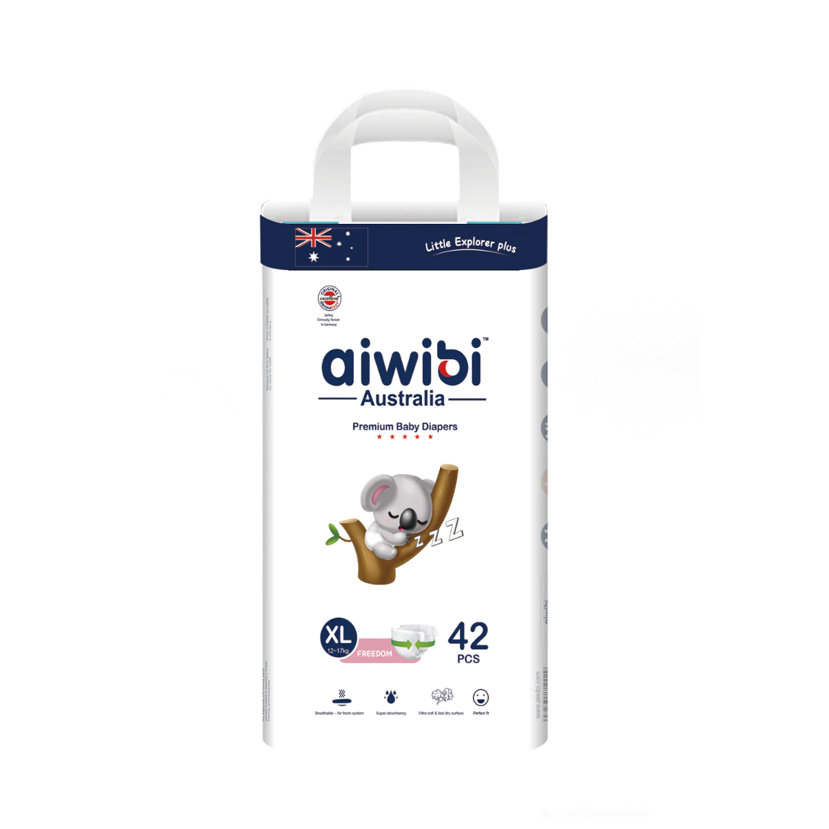 Aiwibi Baby Diaper - XL(12-18kg) - 42pcs