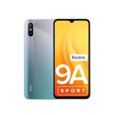 Redmi 9A Sport Mobile Phone, 2/32 - Black, Yellow, & Blue