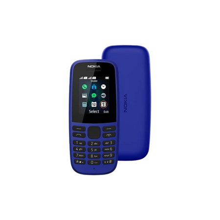 Nokia 105 Double Sim - Yellow, Black & Blue