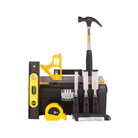 Carpenter Kit Hand Tool Kit Power & Hand Tool Kit - 7 Tools