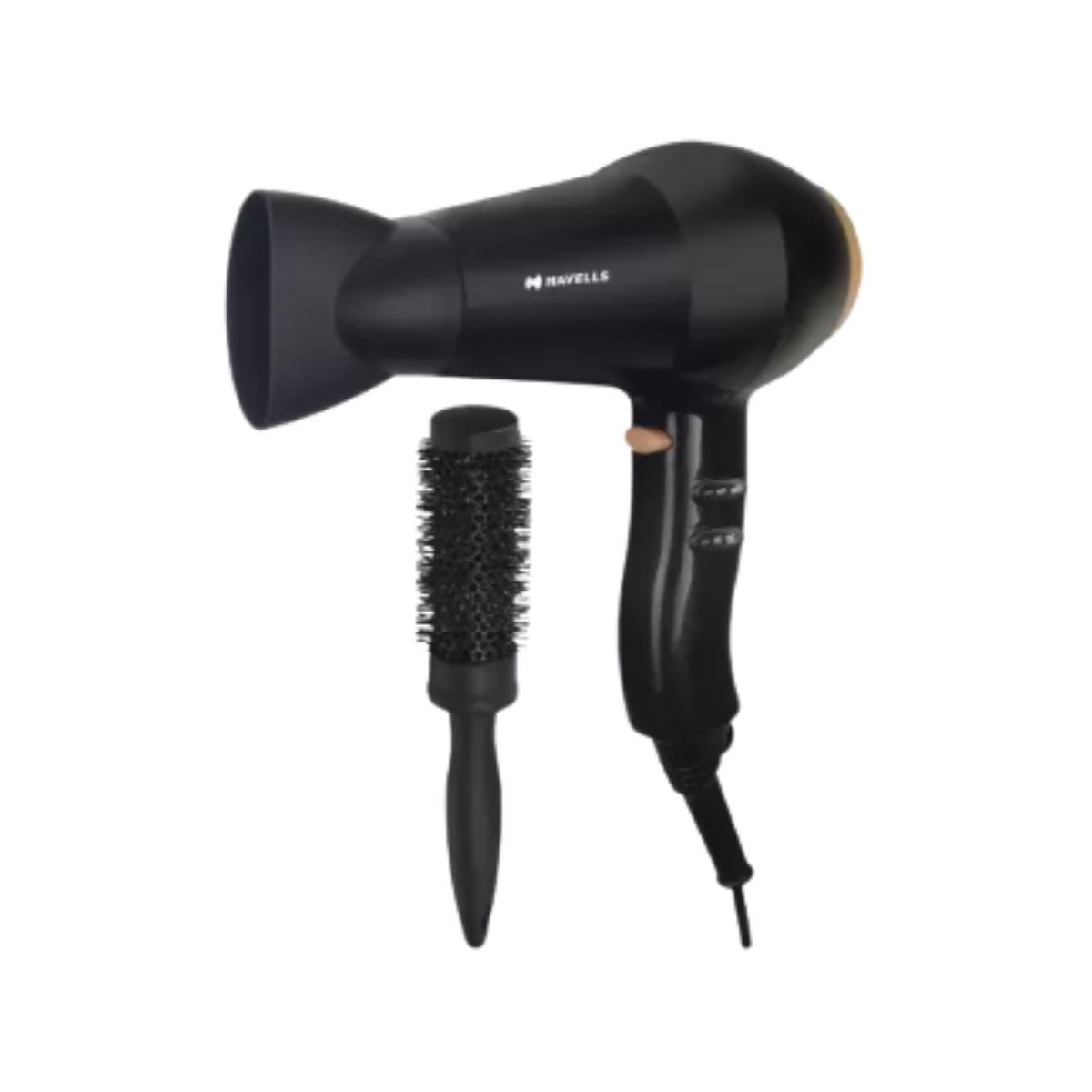 Havells - Hair Dryer with Free Round Hair Brush - HD3276 - Black