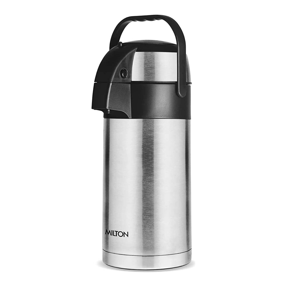 Milton Thermosteel Vacuum Insulated Dispenser - Hot 24 Hours - Beverage Dispenser 4500 - Black