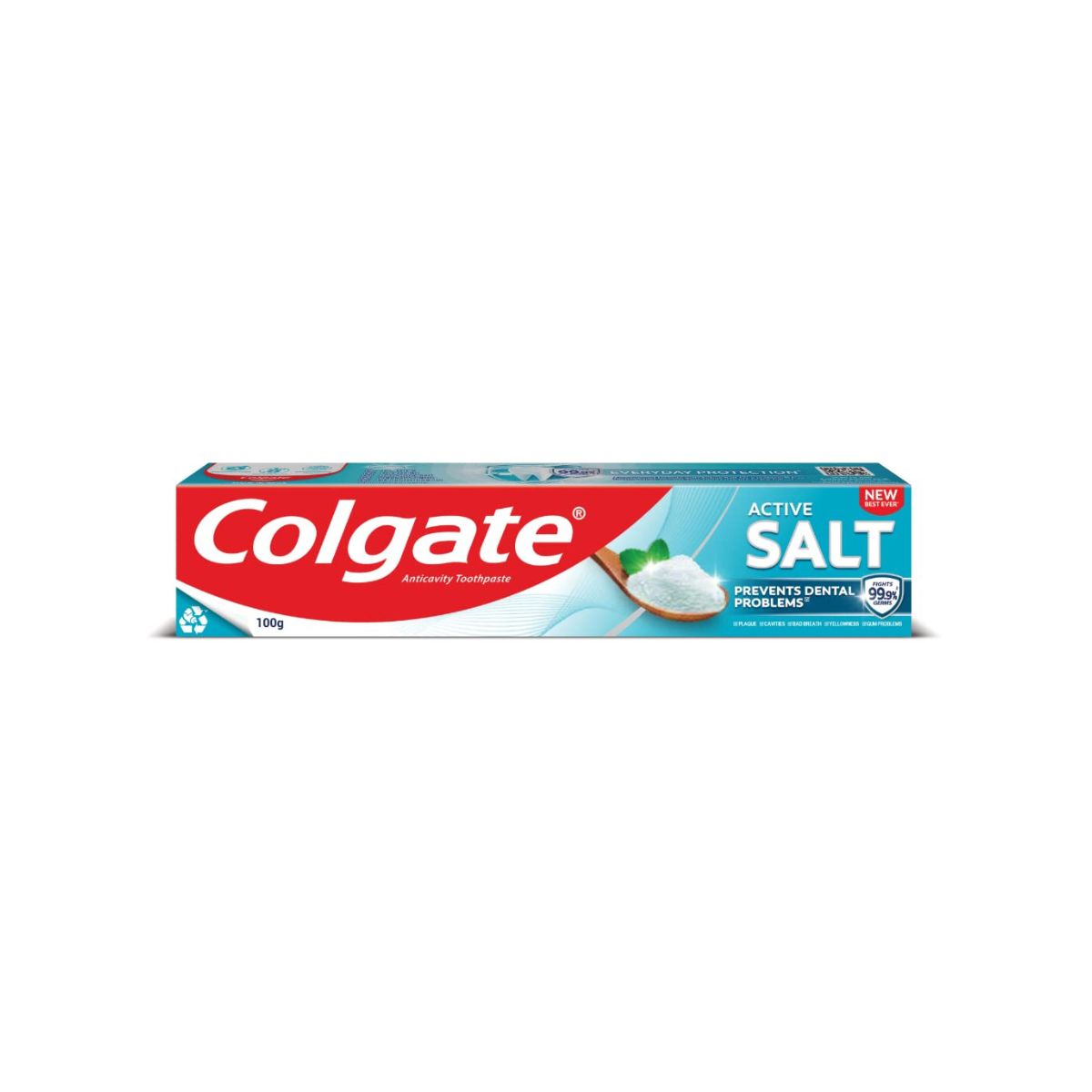 Colgate Anticavity Toothpaste - Active Salt - Prevents Dental Problems - 100g