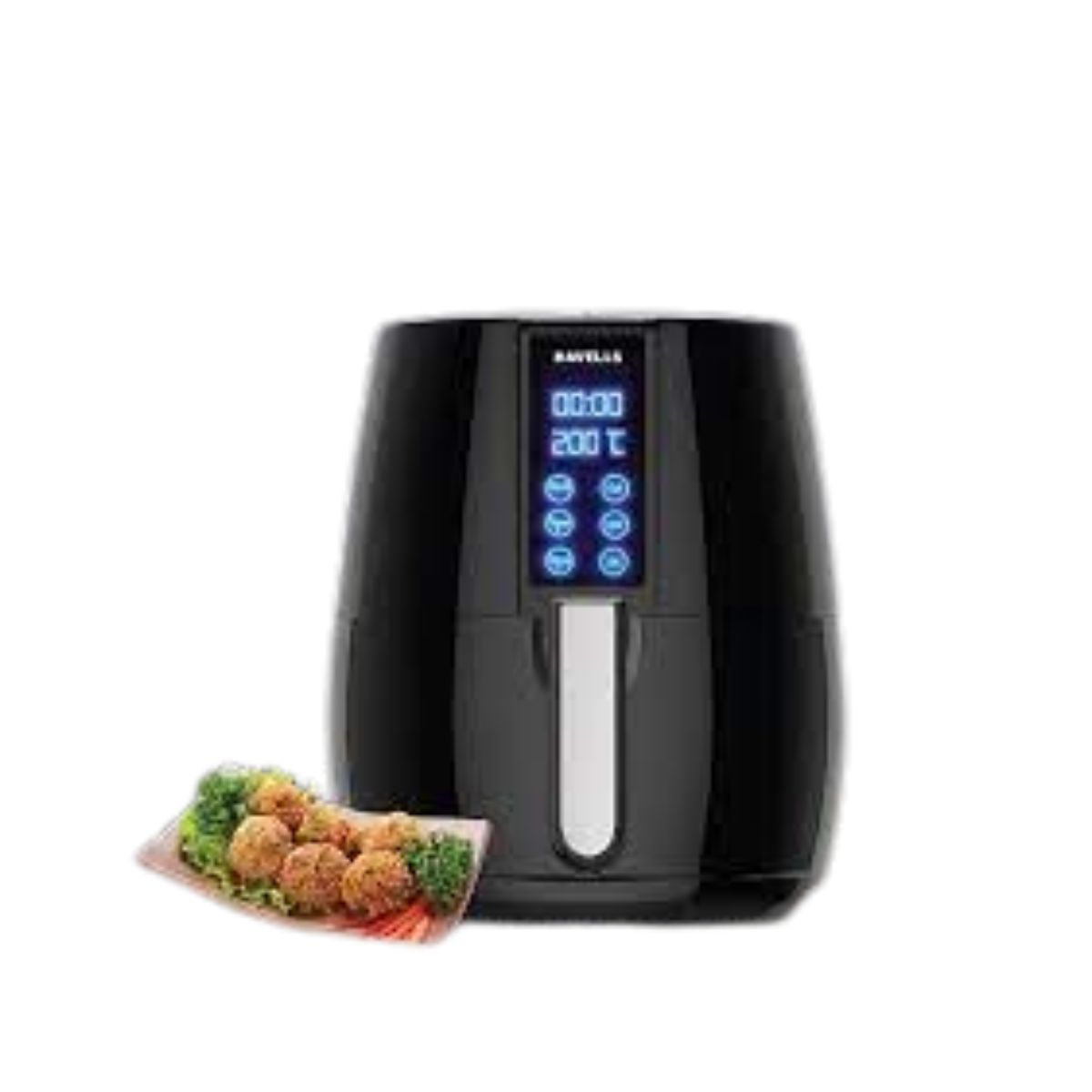Havells Air Fryer Prolife Digi with 4L Capacity - Digital Touch Panel - Auto On/Off - 60 Min Timer - Basket Release Button - Air Filtration System - Black
