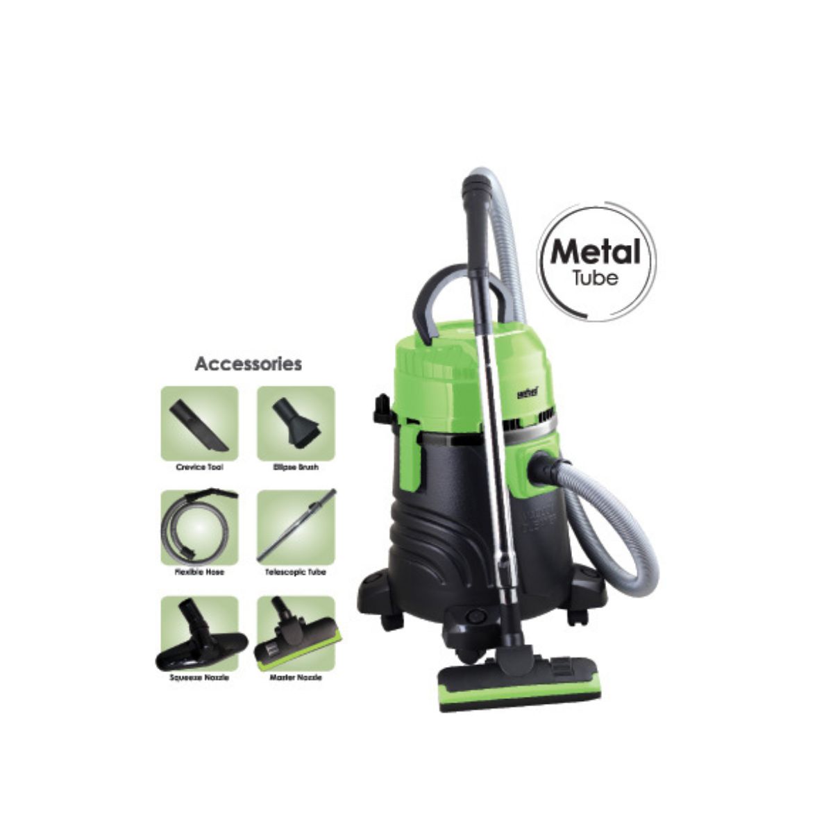 Sanford Vacuum Cleaner Wet And Dry - SF891VC - 32L - Green