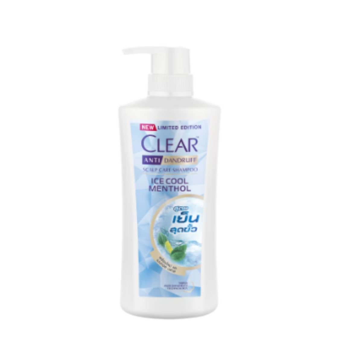 Clear Anti Dandruff Scalp Care Shampoo - Ice Cool Menthol - 400ml