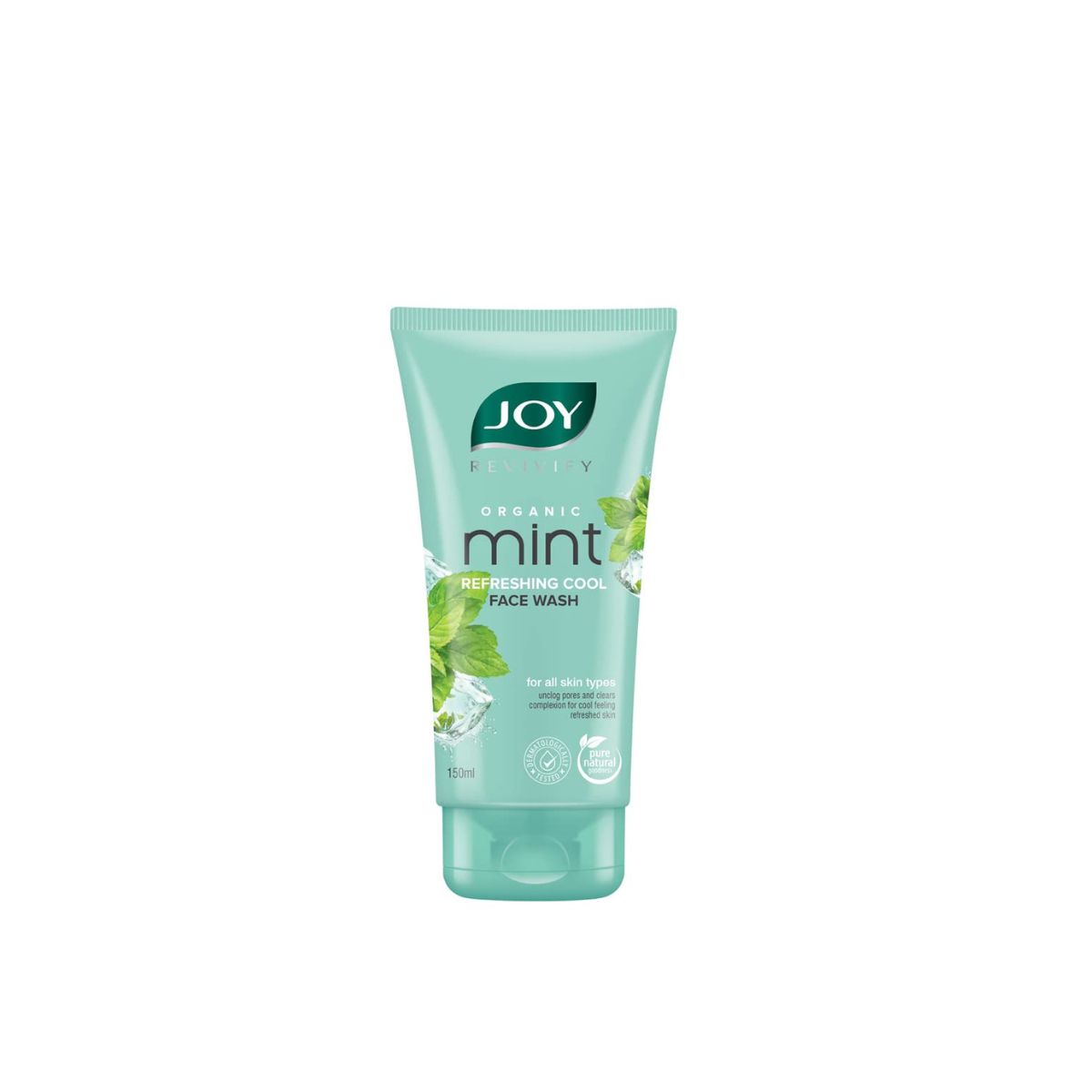 Joy Revivify - Organic Mint - Refreshing Cool Face Wash - Pure Natural Goodness - 150ml