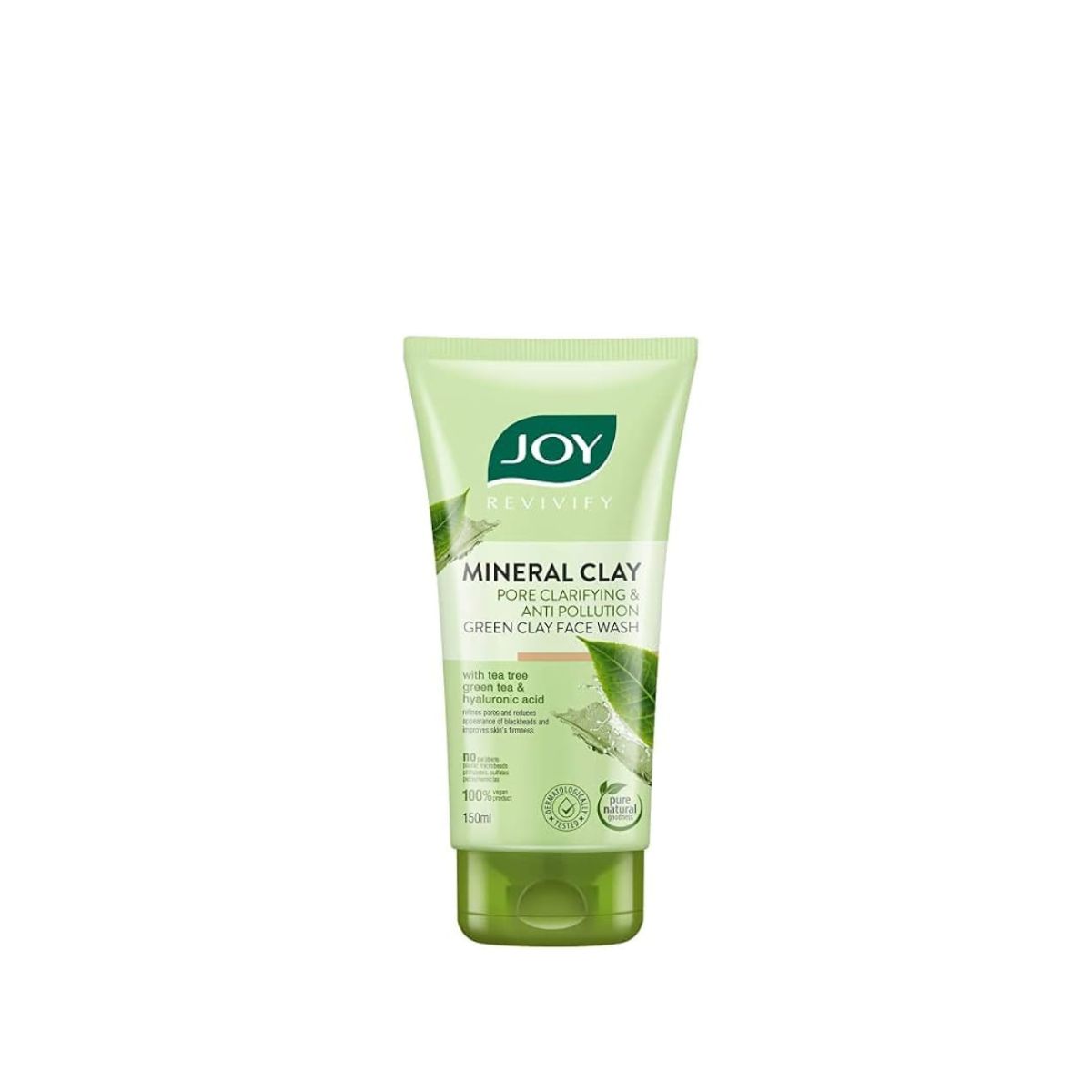 Joy Revivify - Mineral Clay - Pore Clarifying & Anti Pollution - Green Clay Face Wash - Pure Natural Goodness - 150ml