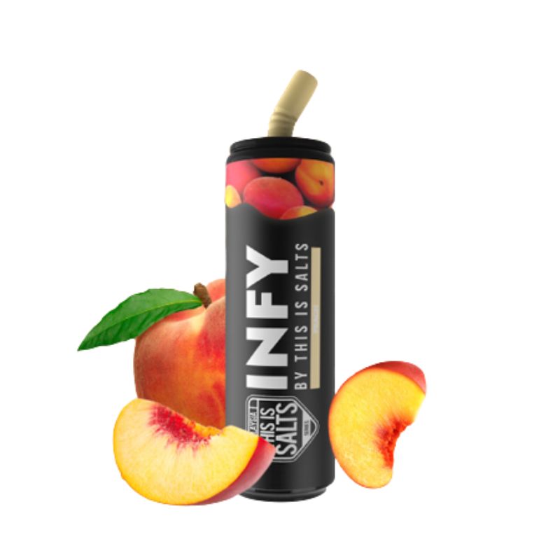 This is Salts Series Infy Disposable Pod - 6000 Puffs - Peach