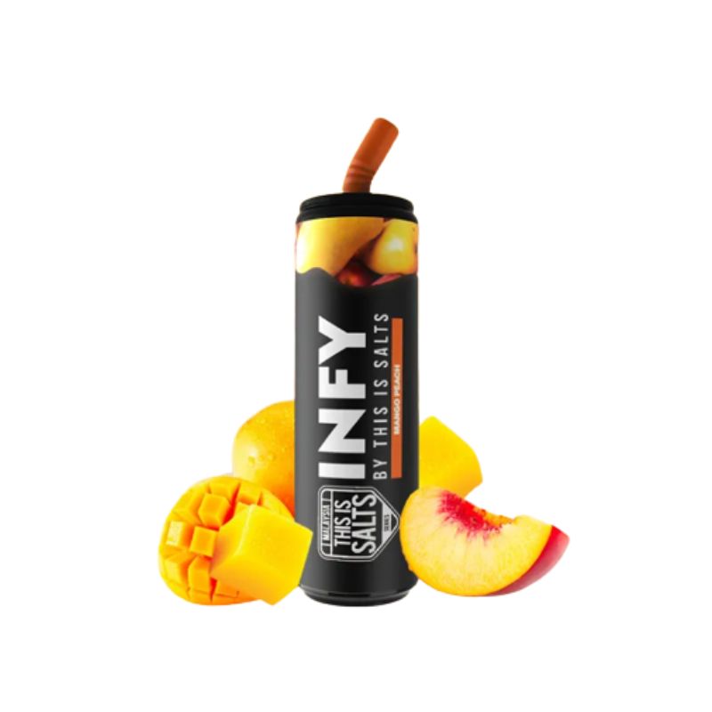 This is Salts Series Infy Disposable Pod - 6000 Puffs - Mango Peach
