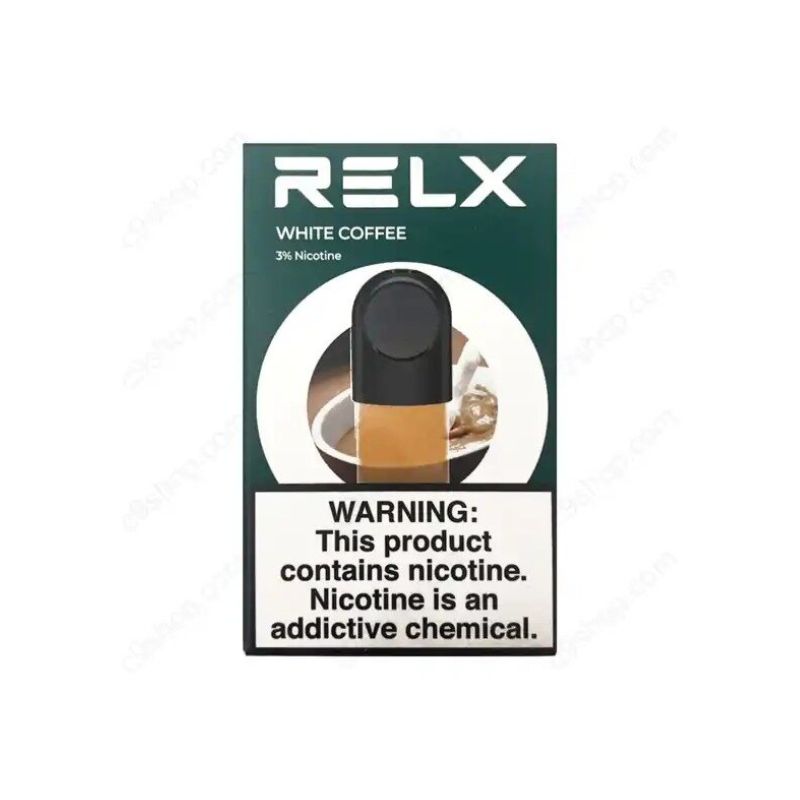 Relx Nicotine Vape Pod - White Coffee