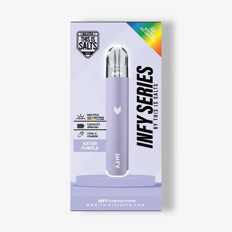 Infy Series By This Is Salts Vape Device - Aster Purple