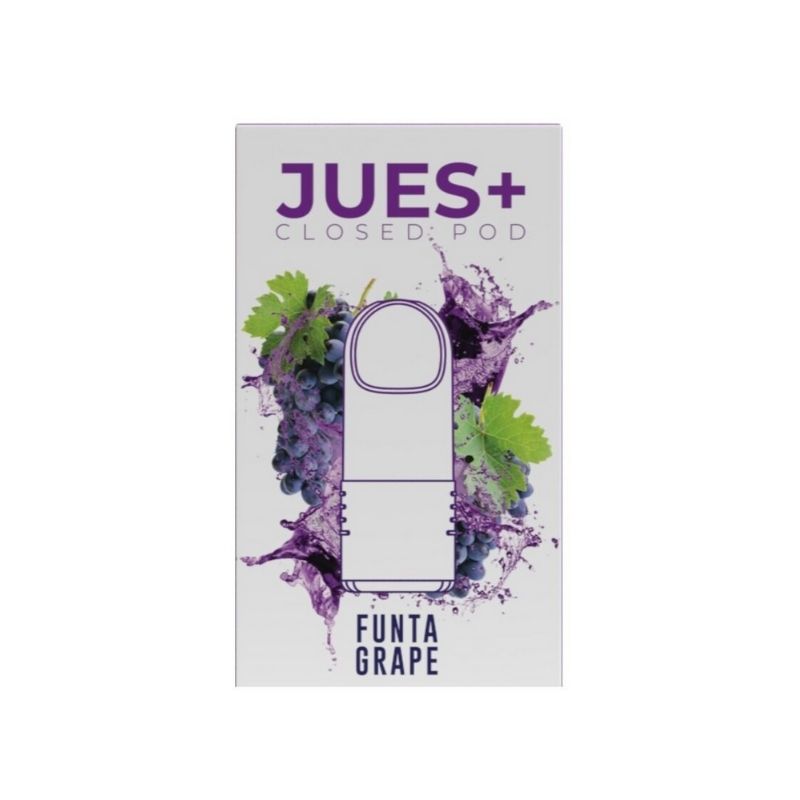Jues Plus Closed Pod - Funta Grape - 2.5ml - 3% Nicotine