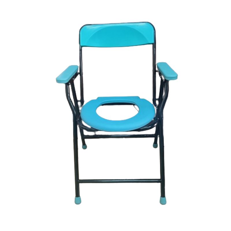 Foldable Toilet Chair (SK - 601T) - Black & Blue
