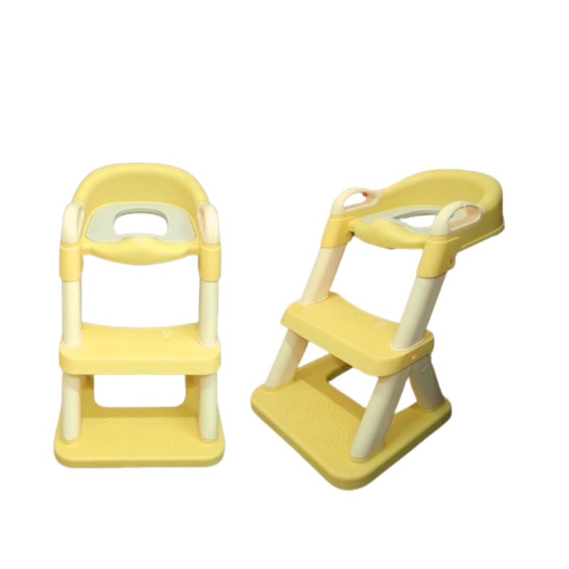 Baby Toilet Seat With Ladder - Yellow