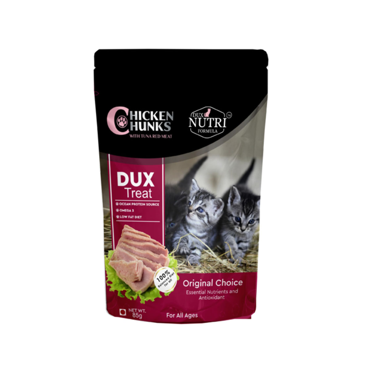 Dux Nutri Formula Chicken Gravy With Tuna Red Meat ( Cat Food ) - 85g Sachet ( 1 Box - Pack of 12 )