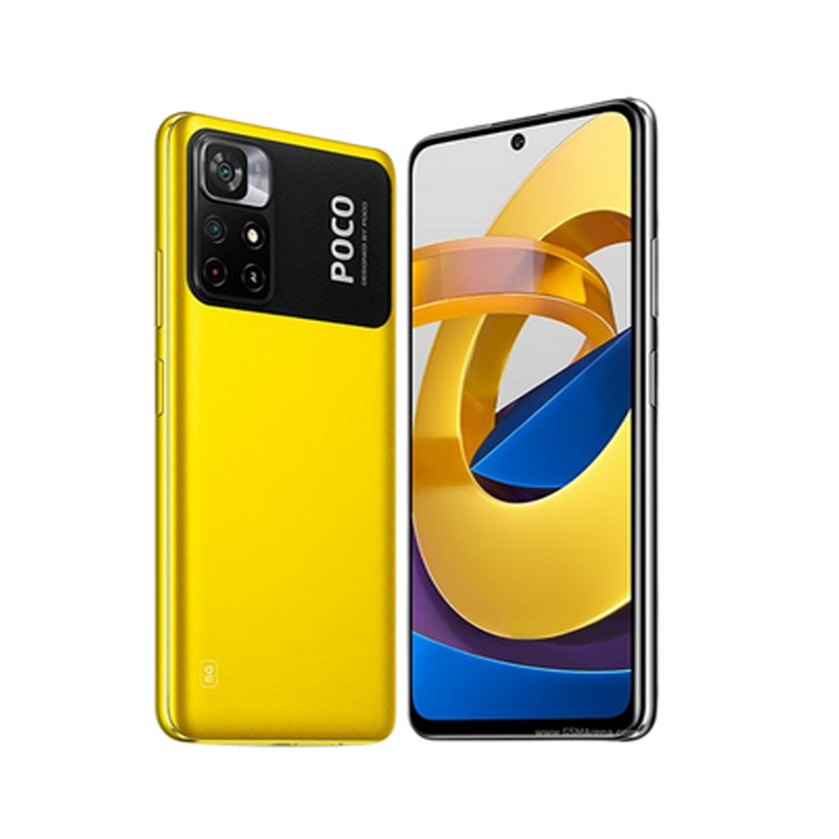 Poco M4 5G Pro Mobile Phone, 6/128 - Black , Yellow & Blue