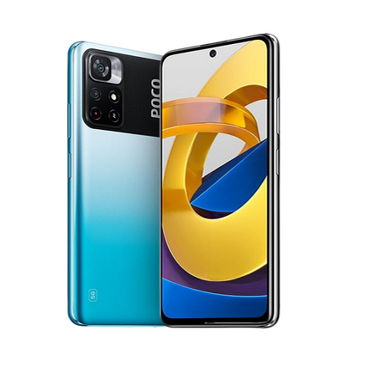 Poco M4 5G Pro Mobile Phone, 8/128 - Black , Yellow & Blue