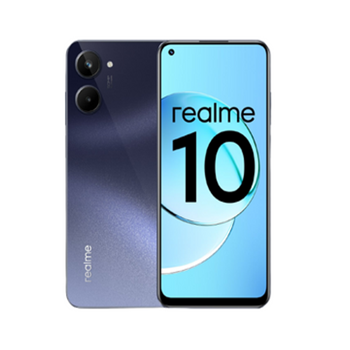 Realme 10 Mobile Phone, 4/64 - Yellow, Black & Blue