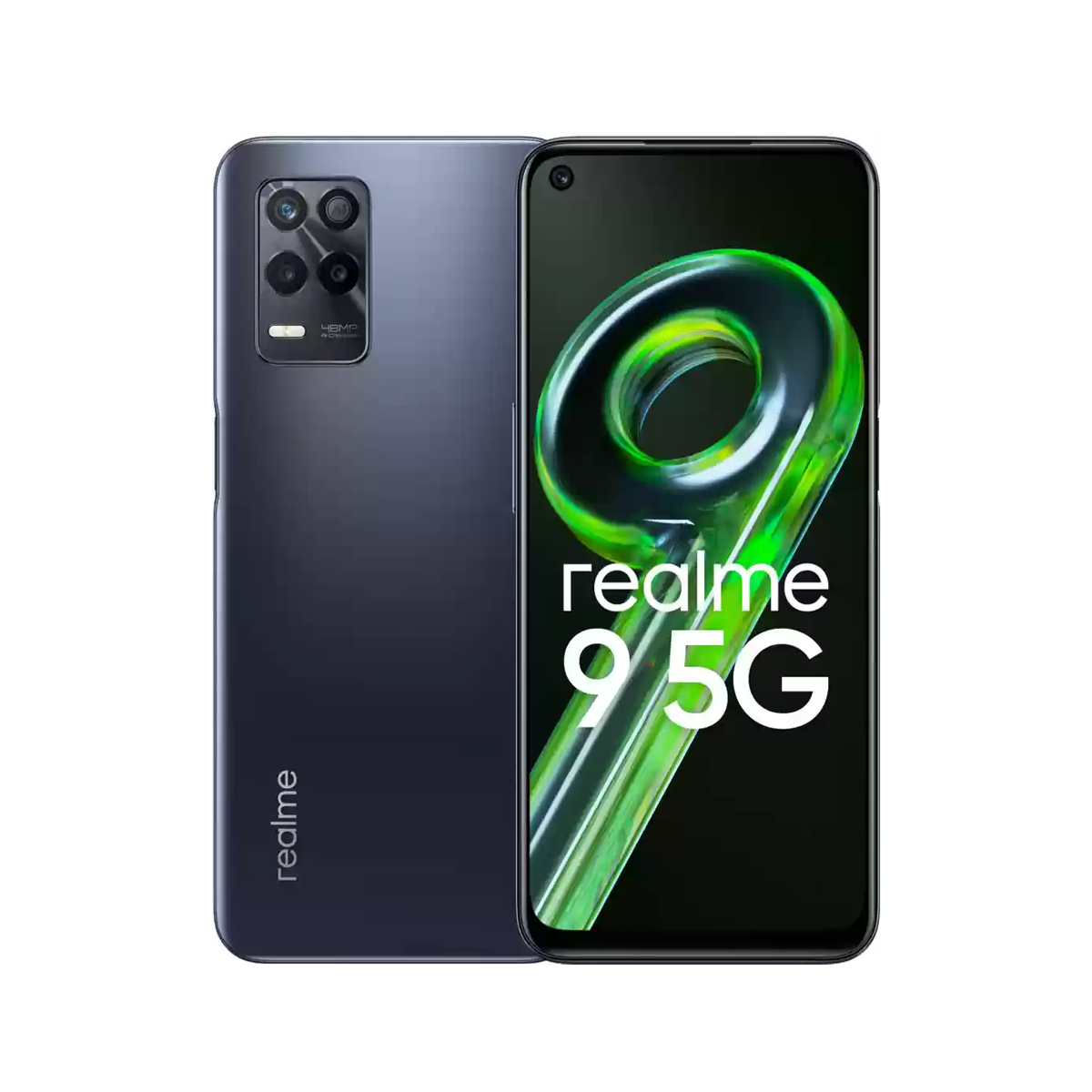 Realme 9 5G Mobile Phone, 4/128 - Yellow, Black & Blue