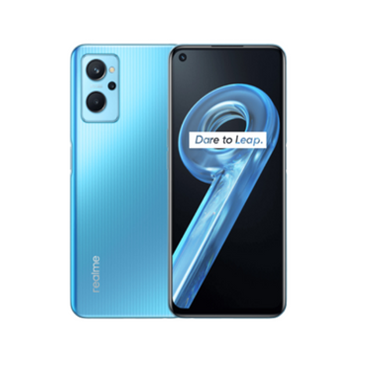 Realme 9i Mobile Phone, 4/128 - Yellow, Black & Blue