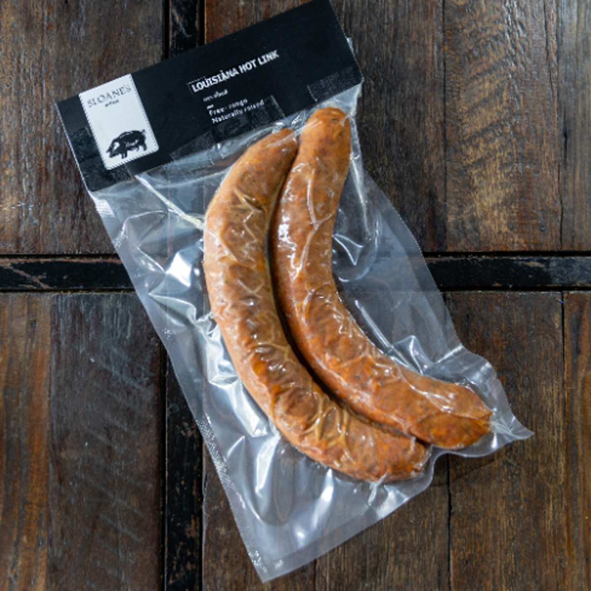 Sloane's Louisiana Hot Link Sausage, 1kg - Frozen