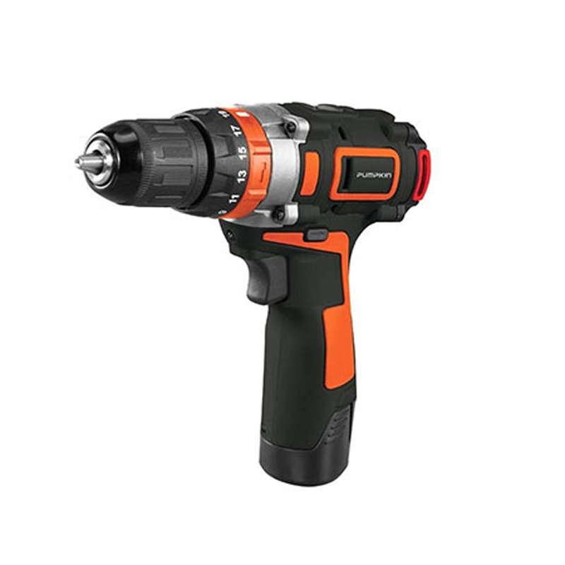 Pumpkin Cordless Drill, 10MM (BL MOTOR) 12V LI-ION Brushless 2 Speed  Drill 50209