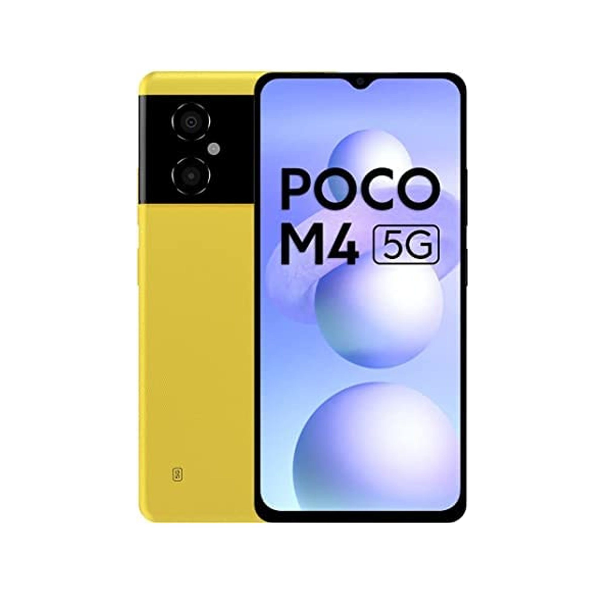 Poco M4 5G Mobile Phone, 6/128 - Black , Yellow & Blue