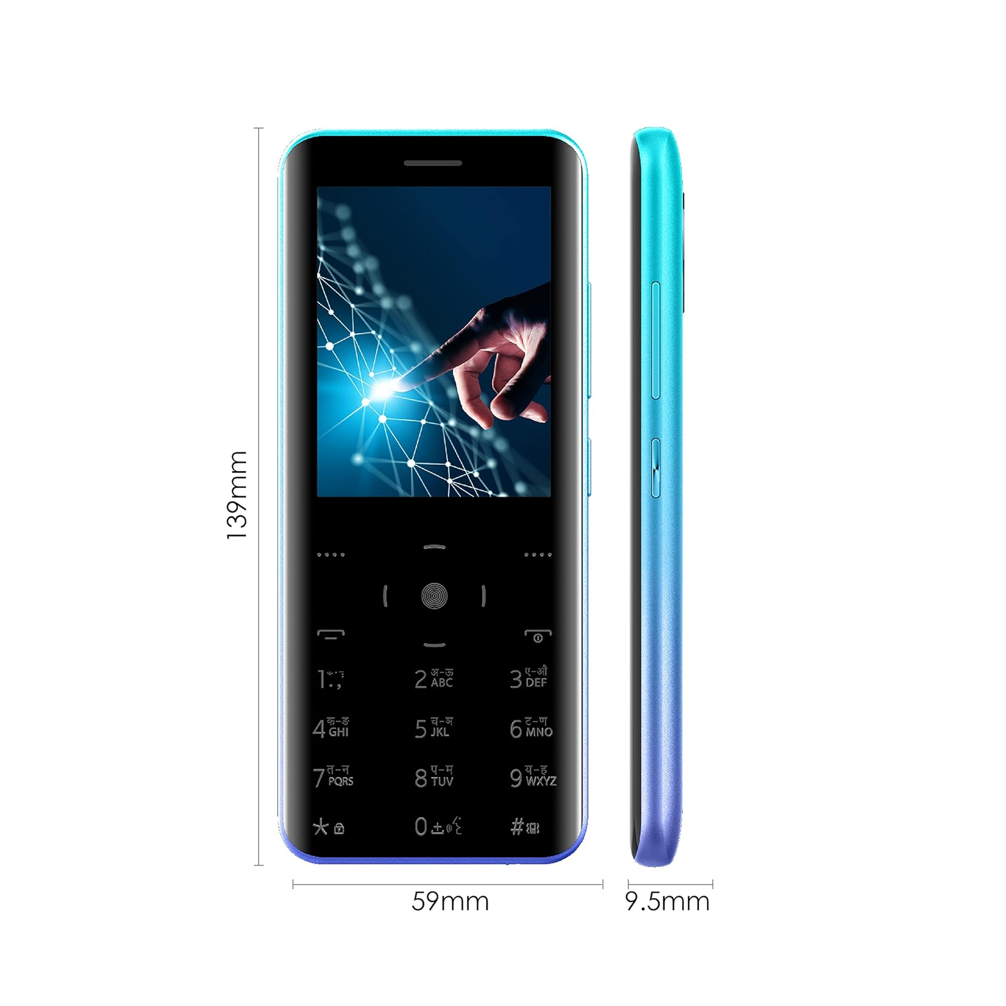 Itel it6350 - Yellow, Black & Blue