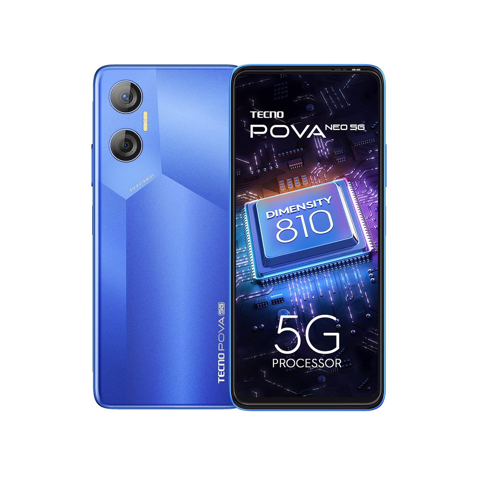 Pova Neo 5G, 4/128 - Yellow, Black & Blue