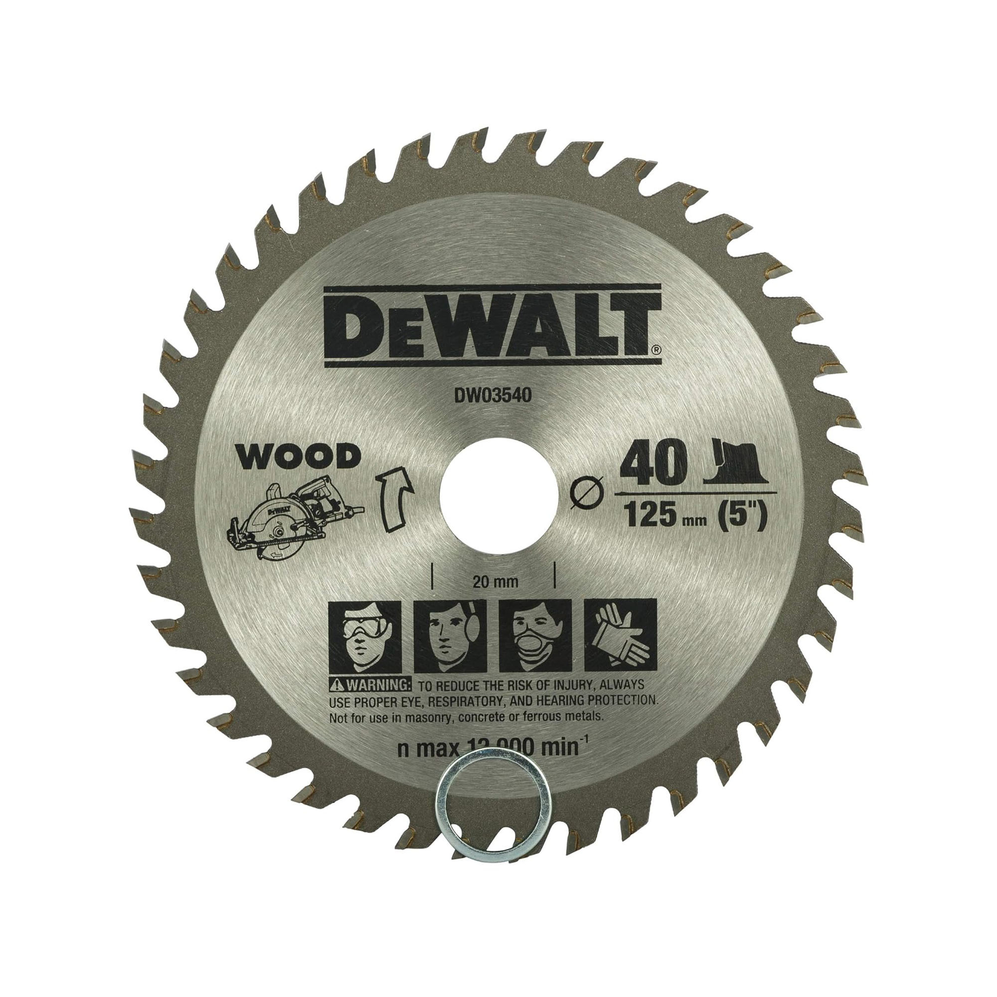 DeWalt Wood Cutting Blade  5'' DW03540