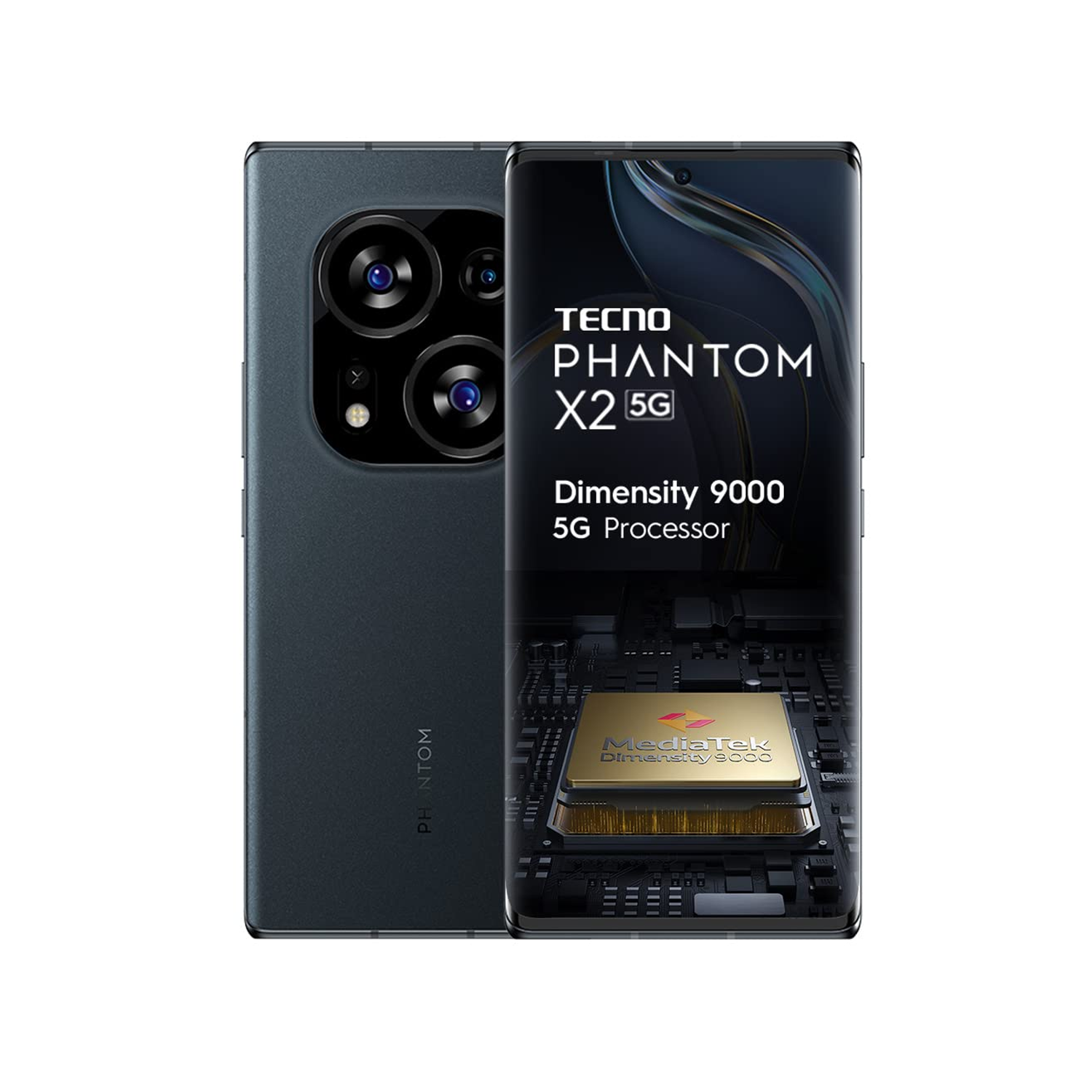 Phantom X2 5G, 8/256 - Yellow, Black & Blue