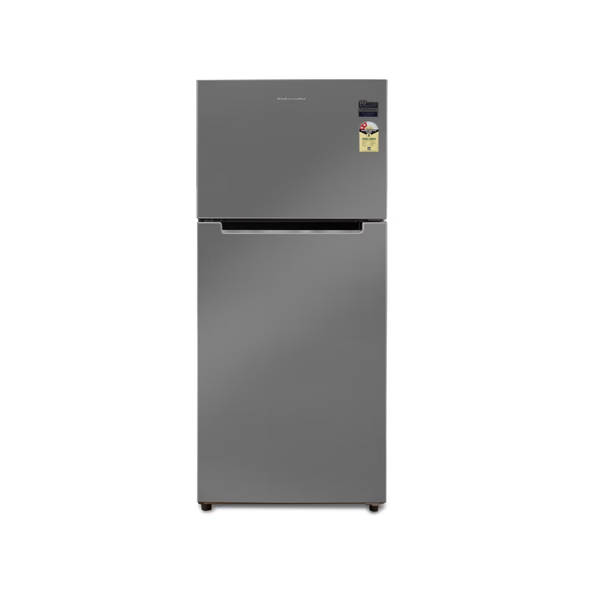 Kelvinator 350 liters 2 Star Double Door Refrigerator, Hairline Silver Fridge - KRF-A370HSV