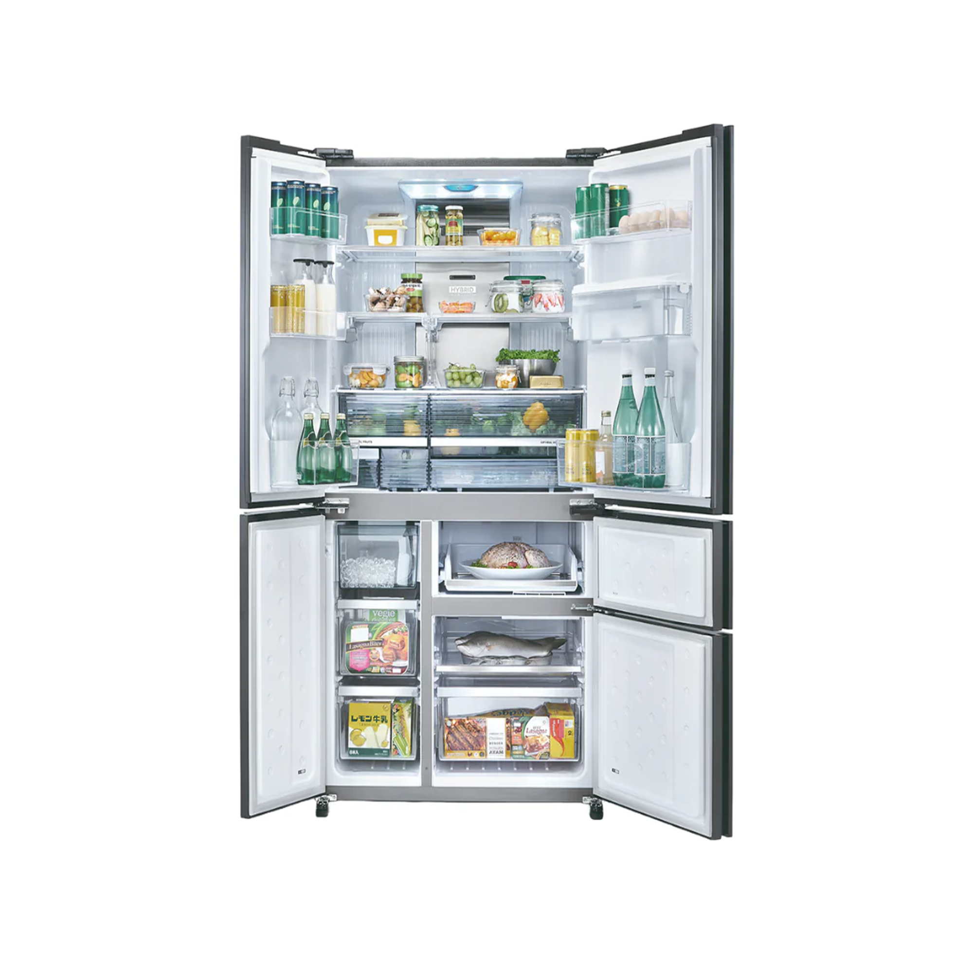 Sharp Refrigerator - Five Door - SJF889WGM - 780L