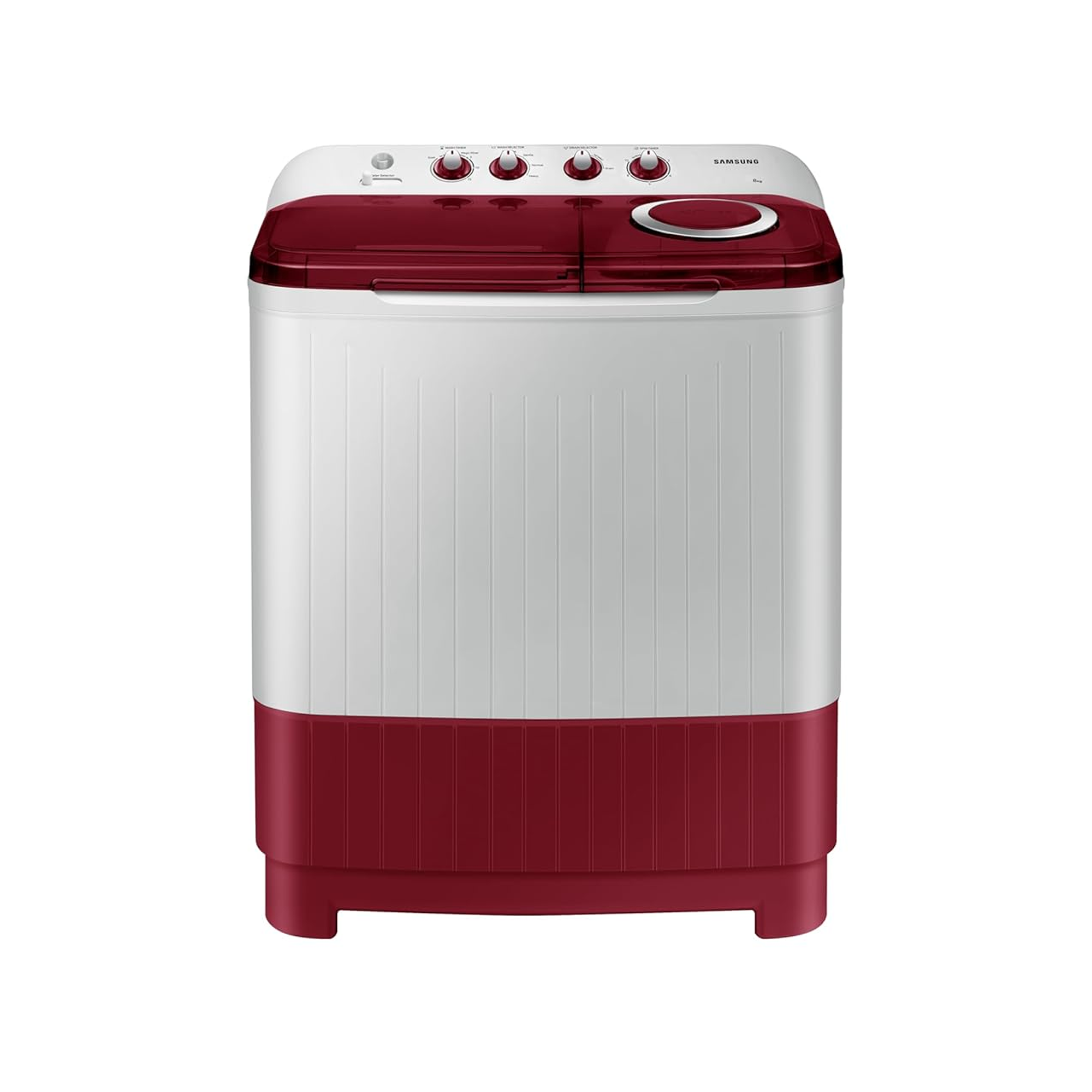 Samsung Washing Machine Air Turbo Drying - 5 star Semi Automatic - Top Load - ( WT80C4000RR/TL ) 8kg