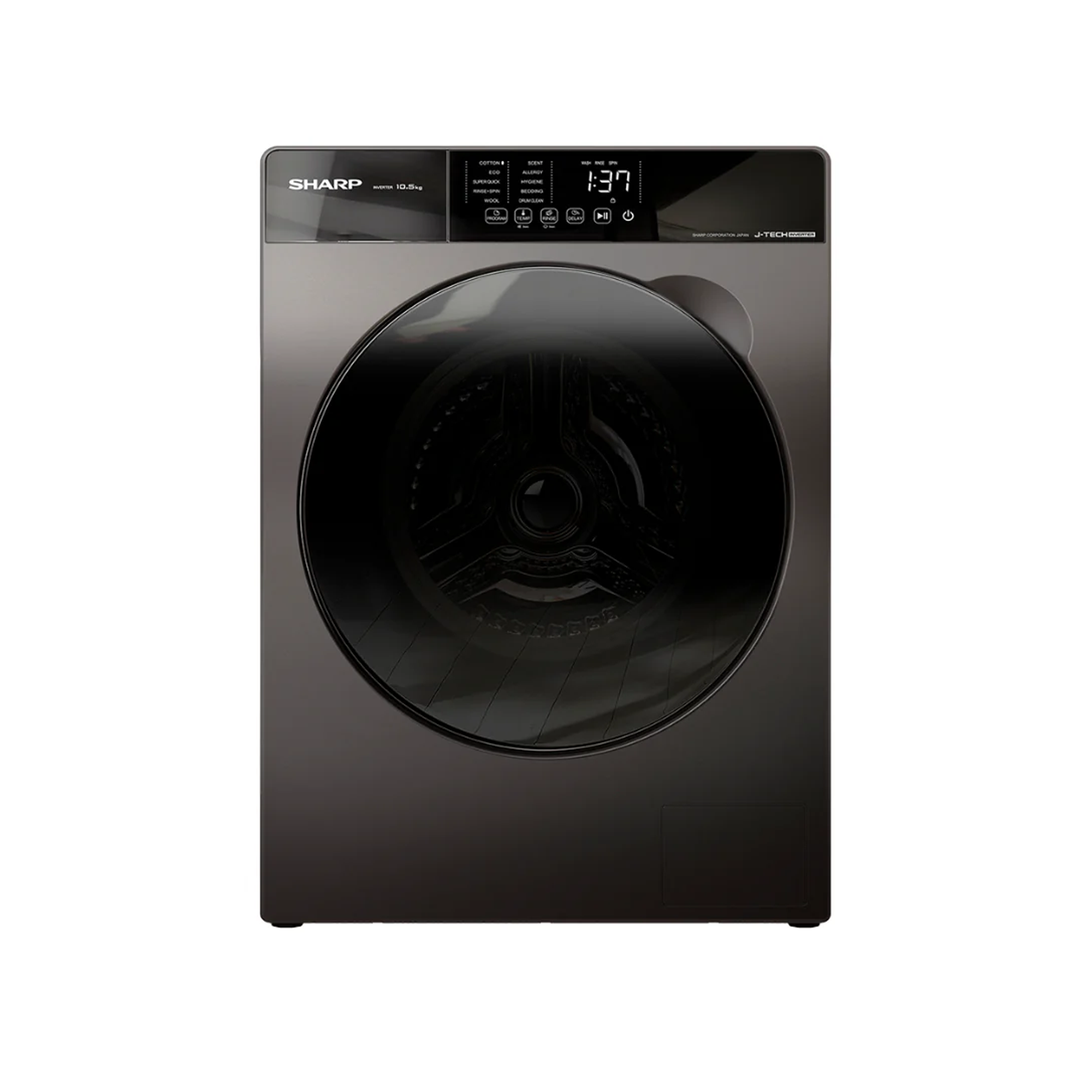 Sharp Washing Machine - Front Load - ESFK1054SMG - 10.5KG