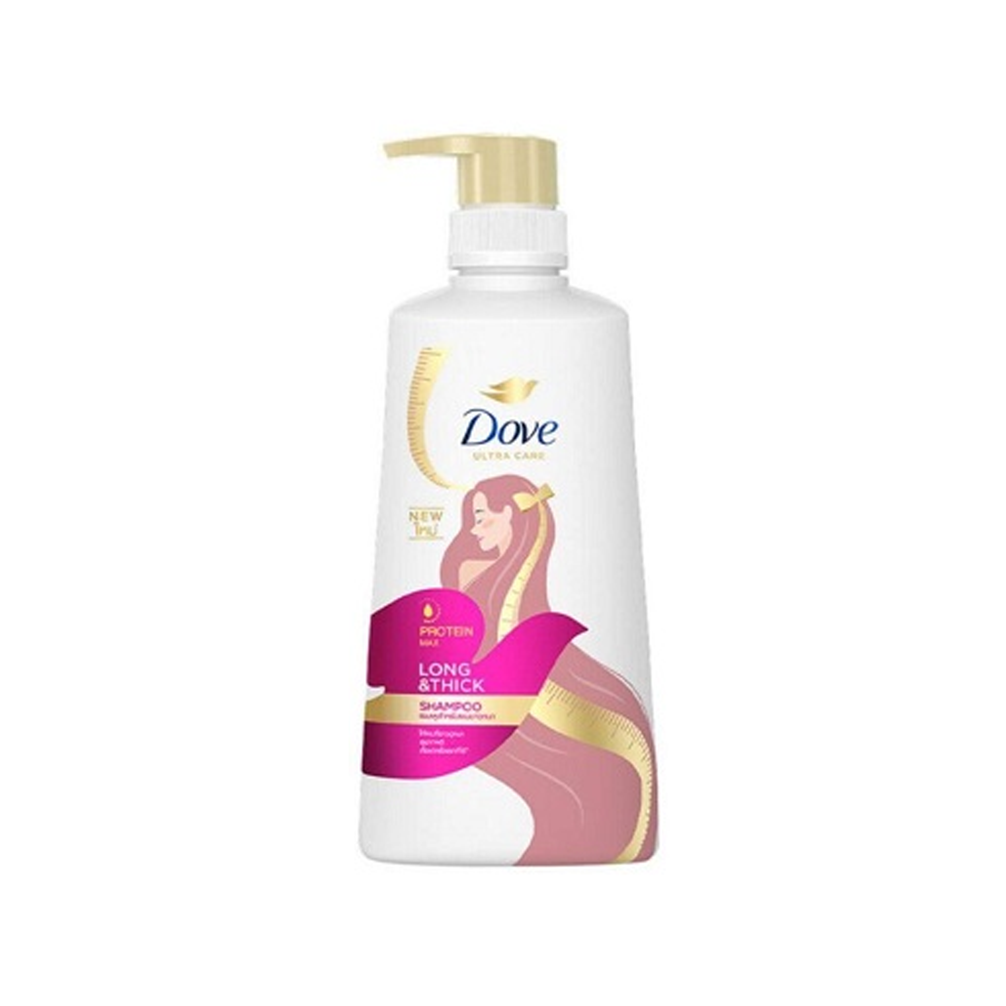 Dove Ultra Care Long & Thick Shampoo - 450ml