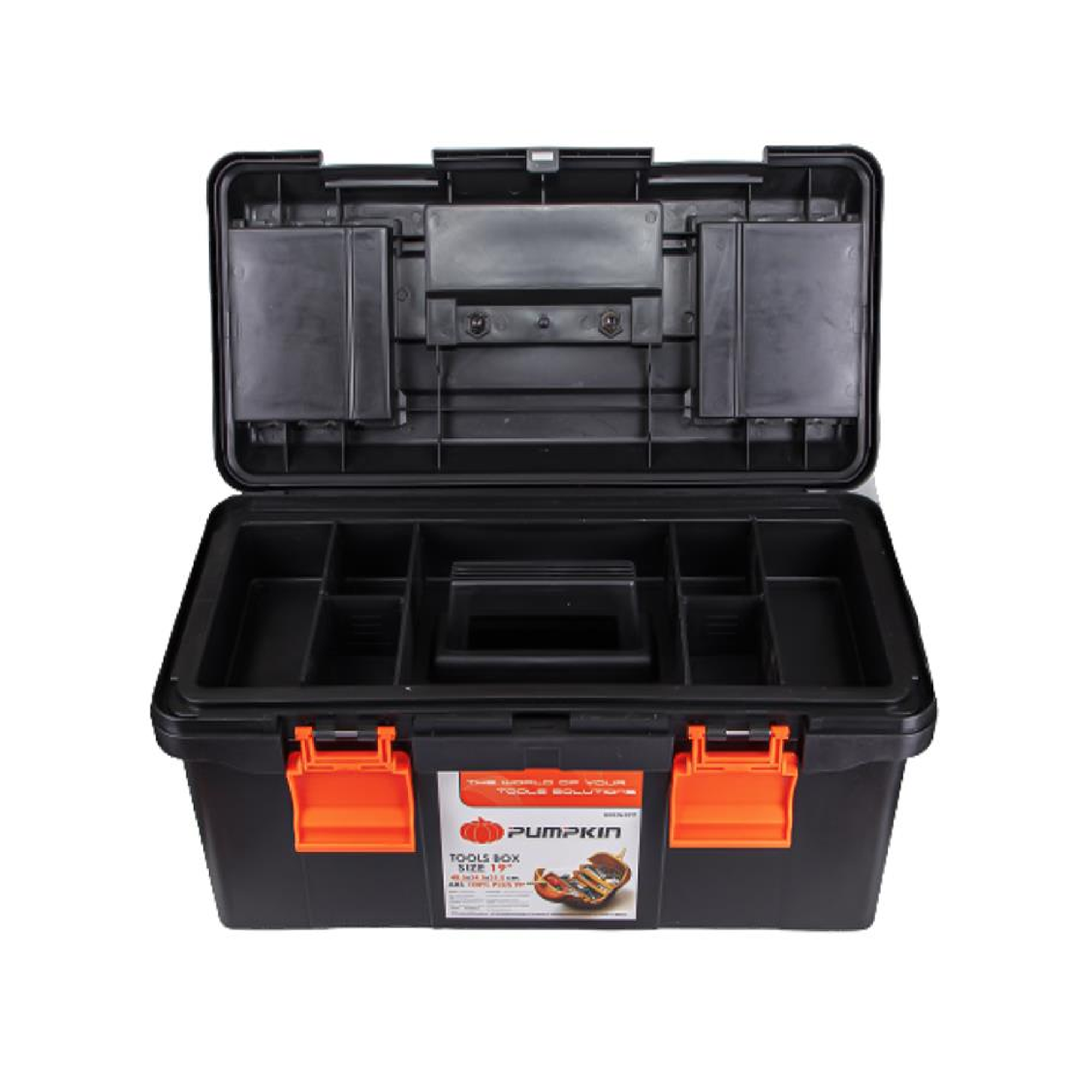 Pumpkin 20507 Plastic Tools Box 19"